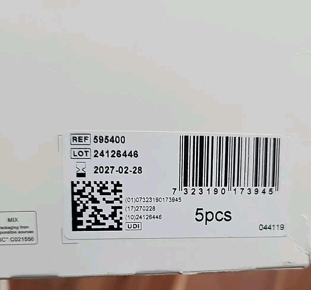 5 Dressings - Molnlycke Mepilex Border Flex - 6x6 595400 1 New OPENED Bx of 5