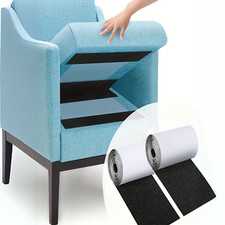 HEAVY DUTY HOOK AND LOOP TAPE ADHESIVE PREVENT SOFA CUSHIONS ANTI NON SLIP Uk   
