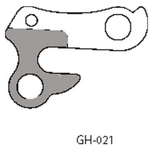 Patte De Dérailleur Union GH-021 – Argenté – Pour Vélo – Neuf