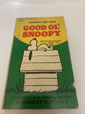 VINTAGE 1968 GOOD OL' SNOOPY BOOK. BY CHARLES SCHULS. VINTAGE USA