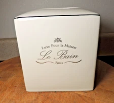 Kassatex New York Le Bain Porcelain Tissue Box Cover Holder NWOB