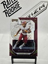 JAMIN DAVIS 2021 PLAYOFF Momentum GOLD HOLO /10 SSP Rookie RC  Commanders