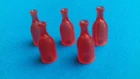 Playmobil Western - 5 small red bottles for your saloon (SL)