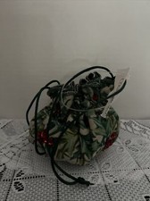 Longaberger Homestead Exclusive Jewelry Pouch - American Holly