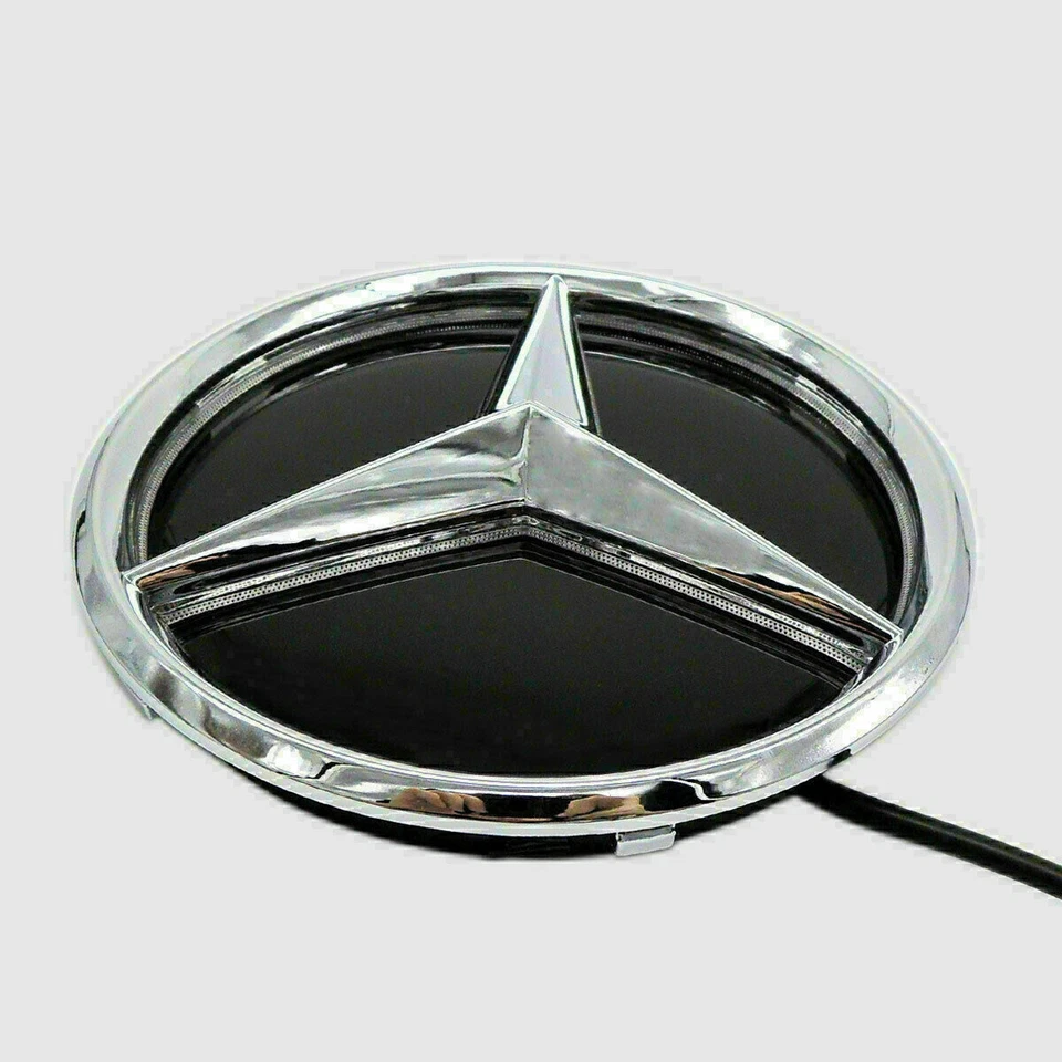 Front Grille badge Star Mirror Emblem LED Light For W177 W205 CLA CLS GLA 2019+ - Image 3 of 4