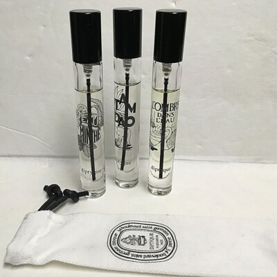 Lot of 3 Diptyque EDP Spray assorted Fragrance 0.25 Fl Oz each New without box 