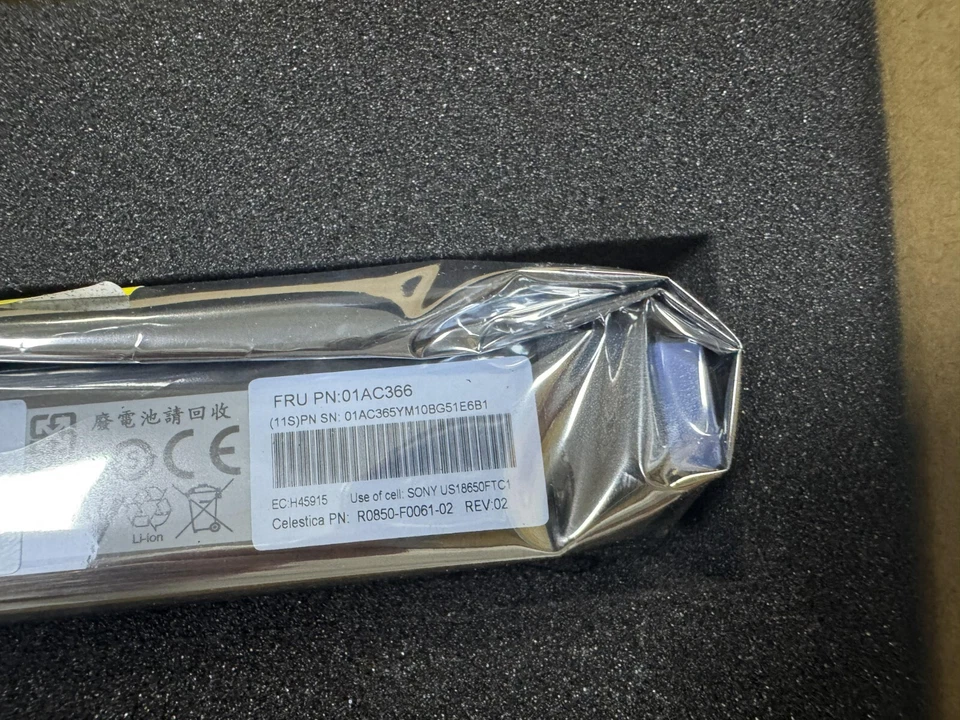 01AC366 01AC365 V5000 V5010 V5020 V5030 Gen2 Battery Storwiz e1PC 2025 NEW IBM  - Image 3 of 4