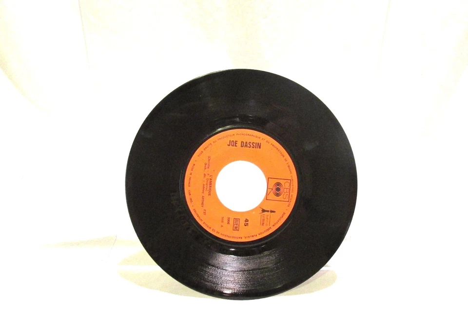 Joe Dassin L"Amerique CVS 45 RPM 5006 France Chanson 1970 - Image 2 of 2