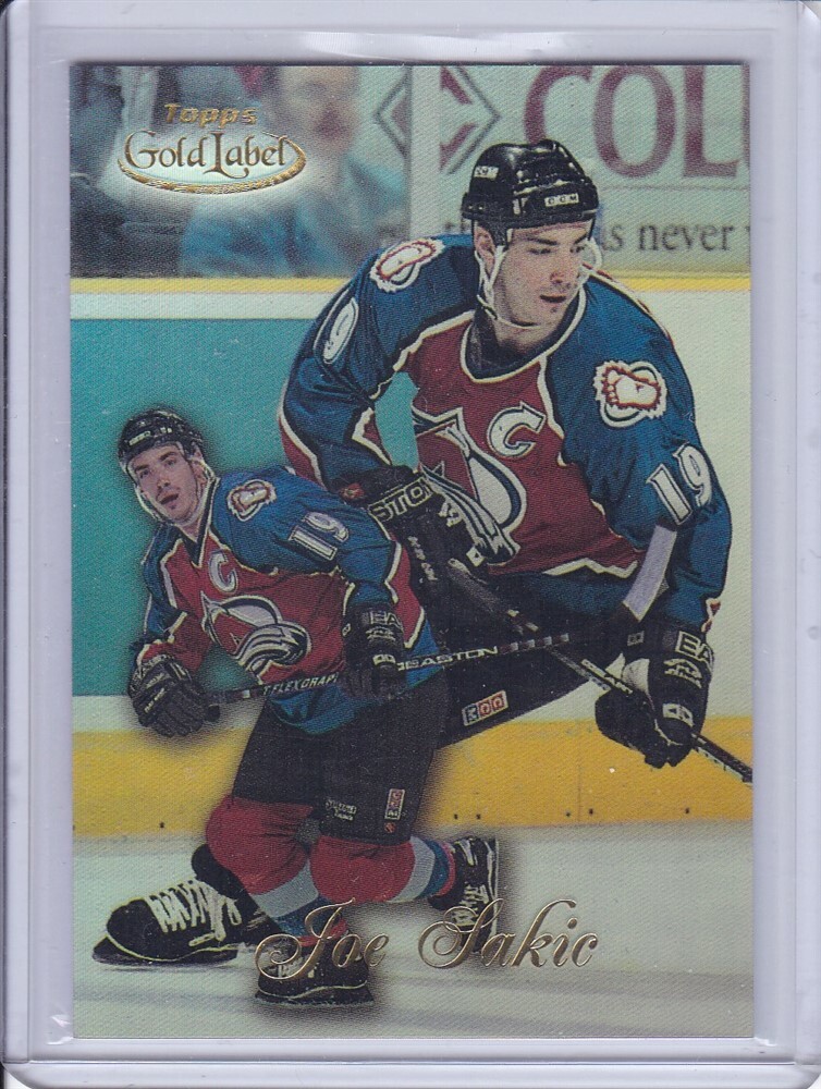 Joe Sakic 1998 Topps Gold Label Class 1 Hockey Card 65 Grade MT | eBay