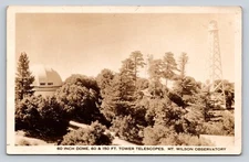 RPPC Observatory Tower Telescopes Mount Wilson California  Real Photo P607