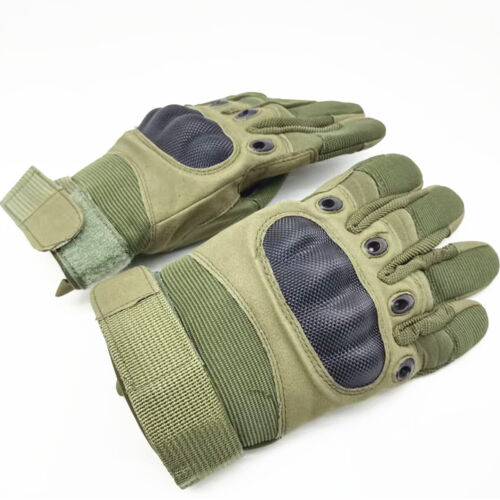Motorcycle Gloves Windproof Men Women Motorbike Touch Screen Riding Gloves Green - Photo 1/11