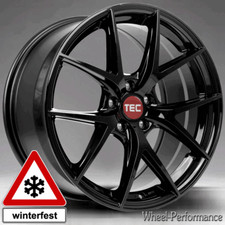 19 Zoll T4 Alufelgen 8x19 5x112 ET45 in schwarz glänzend für VW