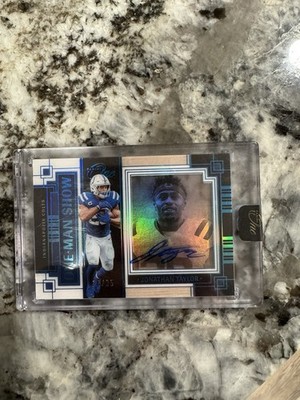 JONATHAN TAYLOR 2023 PANINI ONE ONE-MAN SHOW BLUE AUTOGRAPH AUTO /35 Q1569