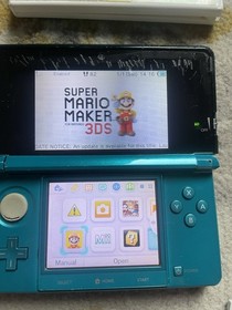 Nintendo 3DS Handheld System - Aqua Blue With Game, PLEASE READ DESCRIPTION
