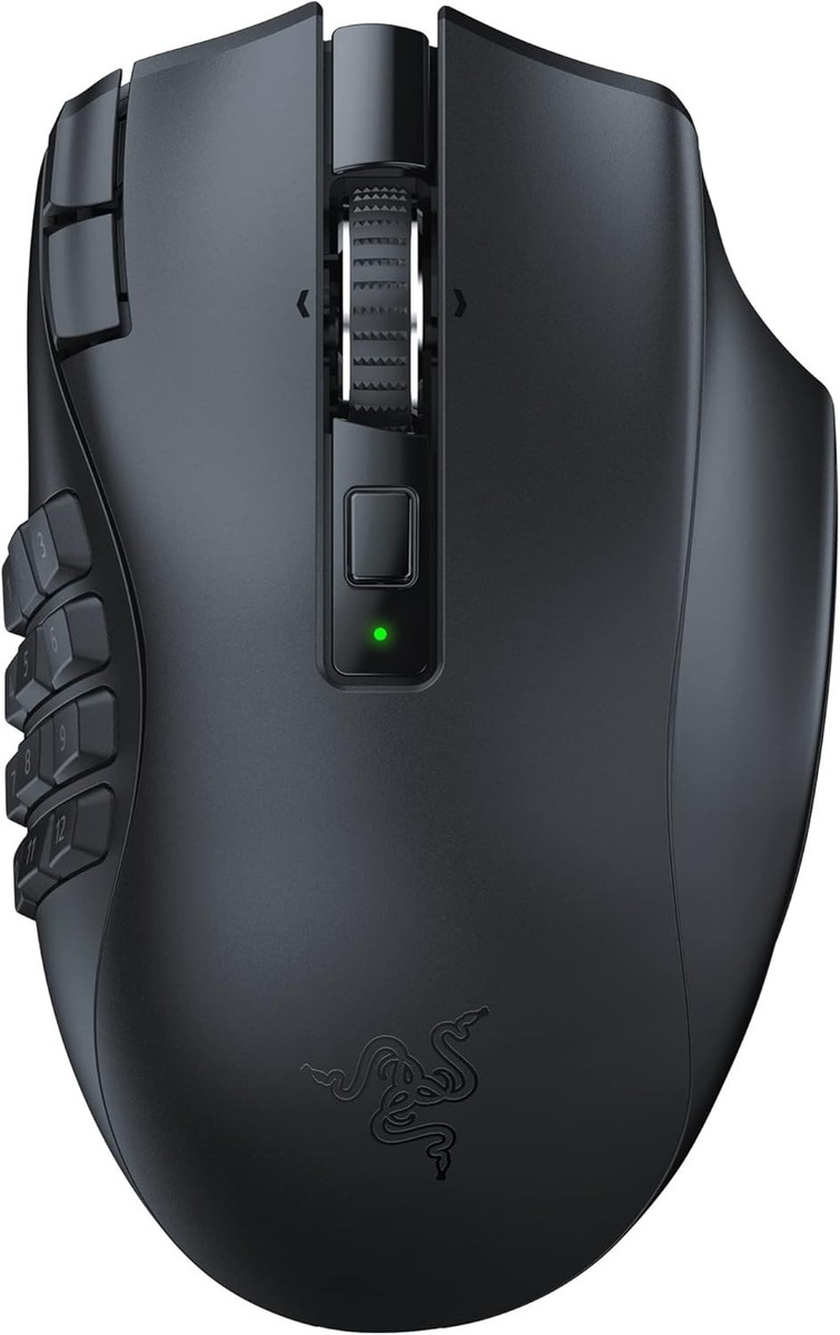 Razer Naga V2 HyperSpeed Right-Handed Wireless MMO Gaming Mouse | eBay