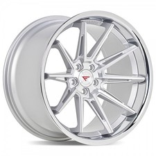 20x8.5 Ferrada Wheels Cm2 Silver Machined With Chrome Lip Rims 4pcs 20x8.5 Ferrada Wheels Cm2 Silver Machined With Chrome Lip Rims 4pcs