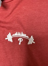 2025 Philadelphia Phillies Nike Team Issued  Weight Strength Shirt Numbered Soft