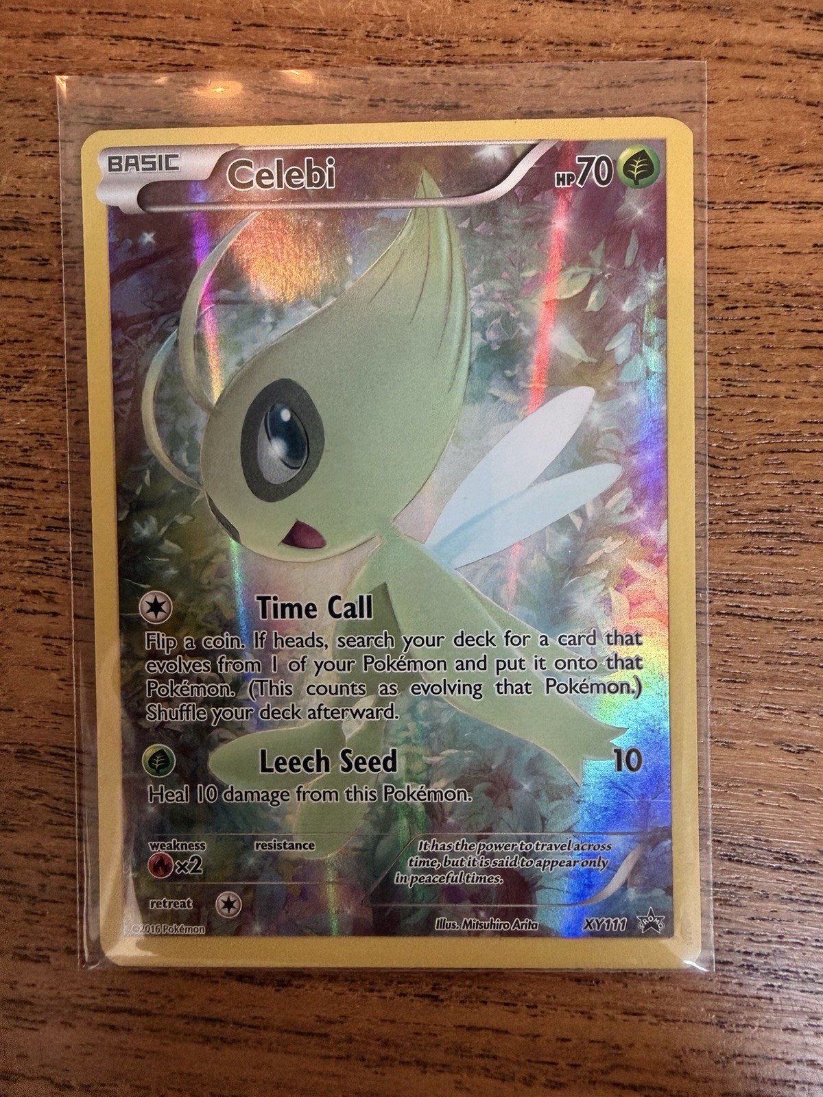Pokémon TCG Celebi XY Black Star Promos Holo Card XY111