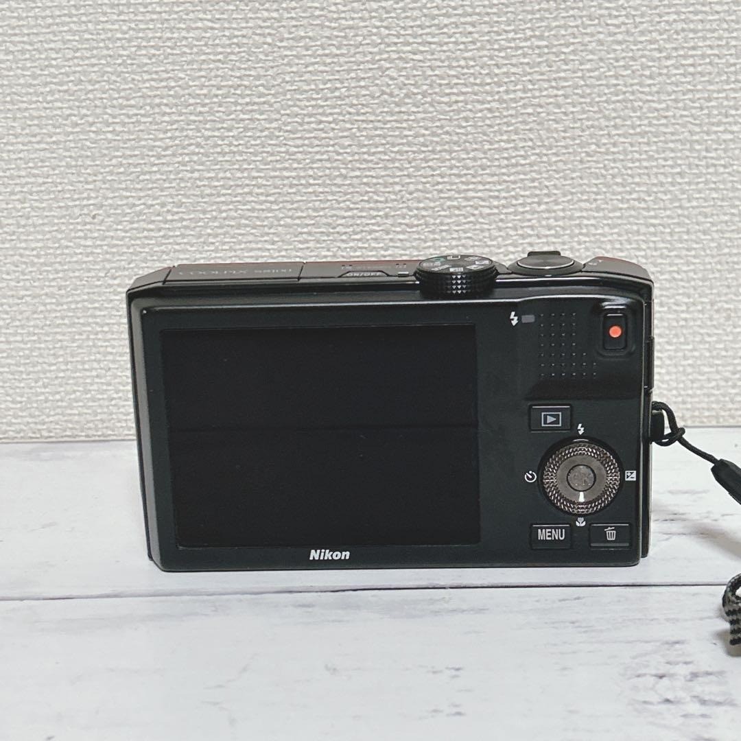 Nikon COOLPIX S8100 Red Digital Camera 12.1MP 9.5x Optical Zoom