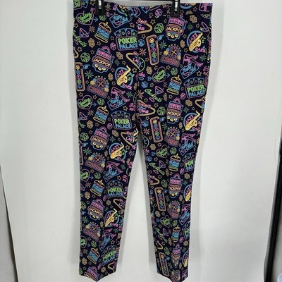 Opposuits Mens 48 Las Vegas Neon Going Out Party Wedding Pants Vacation Cruise