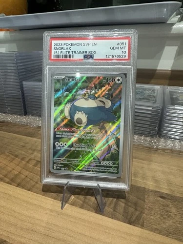 Pokémon TCG - Snorlax SVP 051 - 151 Elite Trainer Box Promo - PSA 10