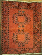 hand knotted wool rug