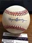 WAYNE TERWILLIGER 3 SIGNED AUTOGRAPHED ONL BASEBALL! Cubs, Senators, Giants  JSA