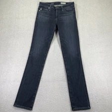 AG Adriano Goldschmied Jeans Womens 25 Blue Prima Mid Rise Cigarette Made In USA