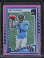 2025 Panini Donruss Optic Pink #350 Cam Ward RC Rookie 