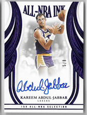 KAREEM ABDUL-JABBAR 2024 PANINI FLAWLESS AUTO AUTOGRAPH CARD #5/8!