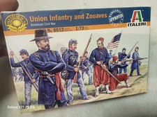 Italeri Union Infantry Zouaves Soldier 50 Figures 1/72 6012