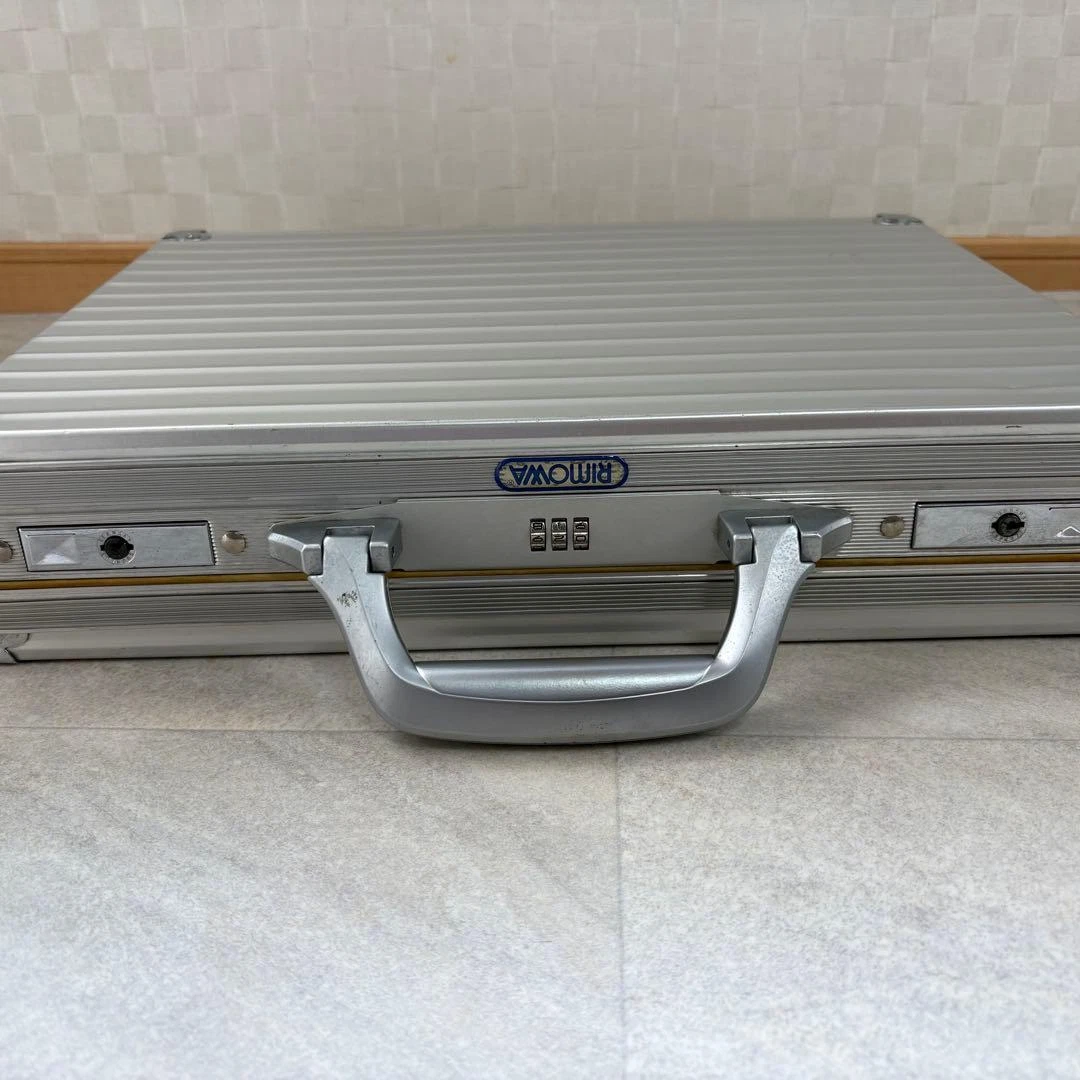 RIMOWA TOPAS Vintage Aluminum Attache Case Silver Business
