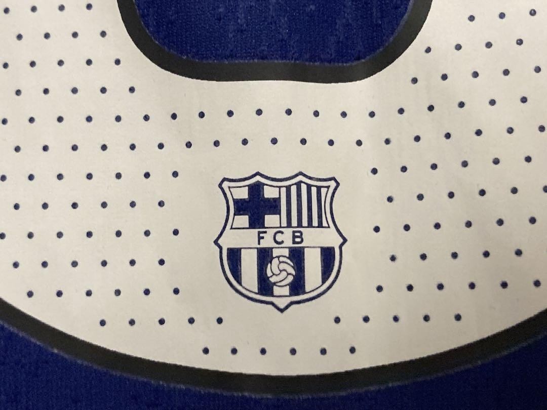 Nike Gavi Barcelona 23/24 Home Authentic Jersey S with Champion