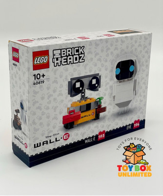 LEGO 40619 EVE und WALL E Bausteine Bauset Roboter Disney Film Brick HEADZ NEU