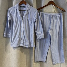 Lauren Ralph Lauren Striped Women's Lightweight Pajama Set Monogrammed XS