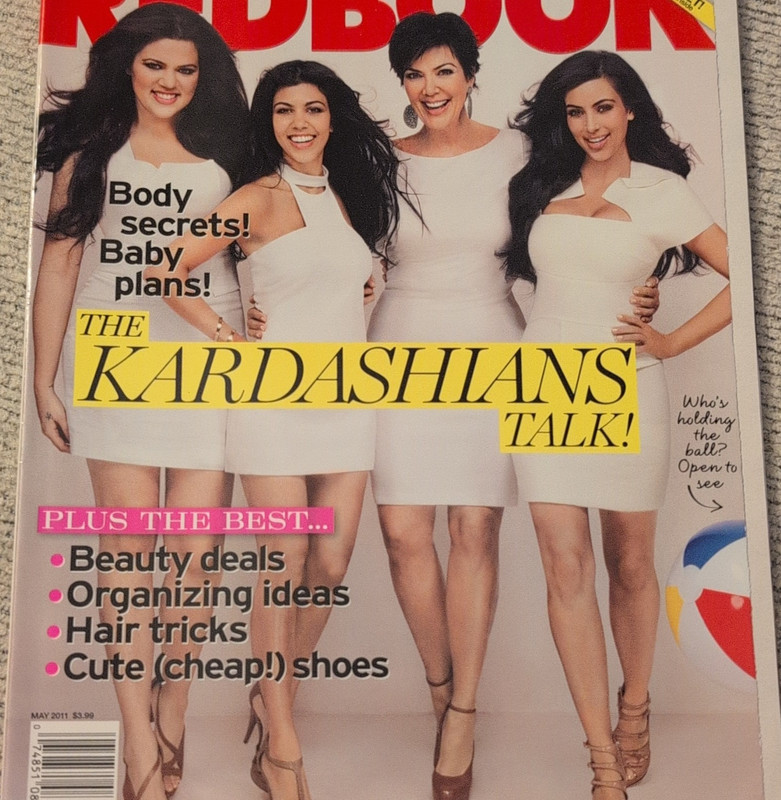 Redbook Magazine May 2011 Issue "The Kardashians Talk!" Cover English