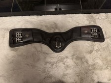 LeMieux Gel-Tek Anatomic Curve Short Comfort Mono Jump Girth Black/Brown 55-75cm