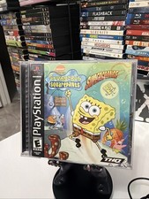 SpongeBob SquarePants: SuperSponge (PlayStation 1 PS1) Black Label CIB & TESTED
