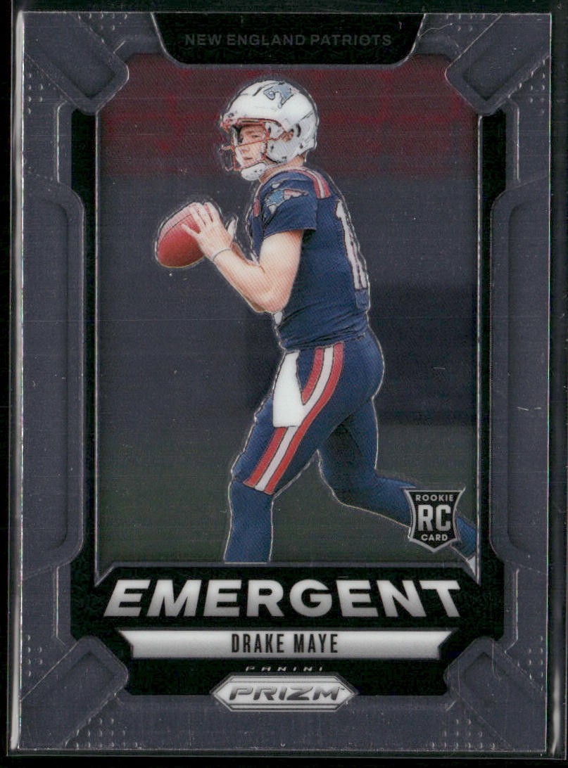 2024 Panini Prizm #4 Drake Maye Emergent
