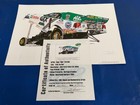 John Force Funny Car Poster Print Painting Drag Racing 1 of 500 Vintage NHRA