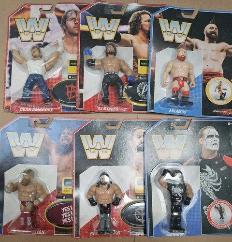 WWE MATTEL RETRO Daniel Brya Dean Ambrose Aj Style...