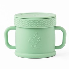 Nontoxic 10oz Snack Cup with Freshness Lid - Premium Silicone - BPA  PFAS Fr...