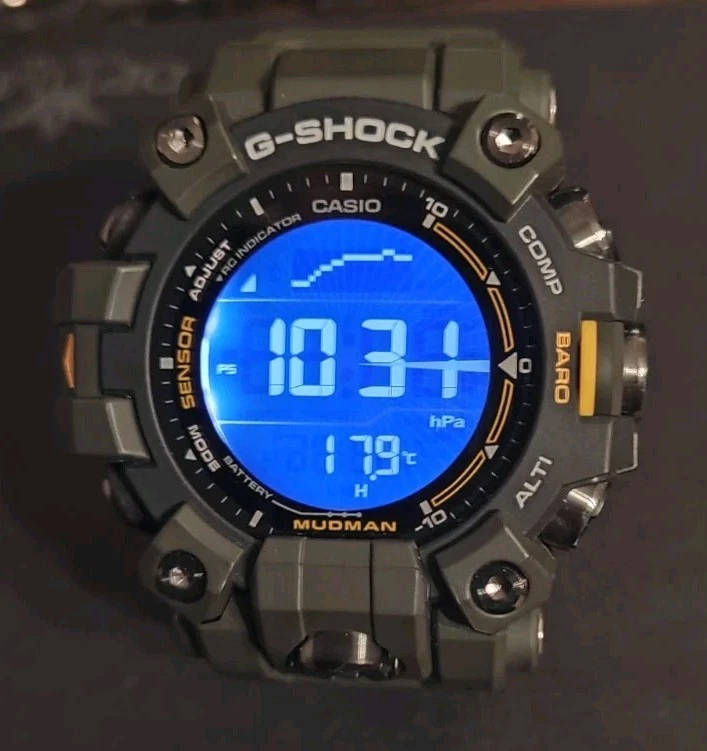Casio G-SHOCK Mudman Herrenuhr Funk Solar Grün GW-9500-3ER - Bild 4 von 4