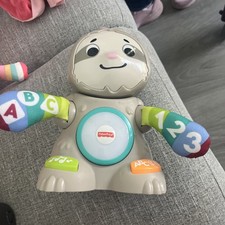 Fisher-Price Linkimals Smooth Moves Sloth Interactive Baby Toy Music Lights ABC