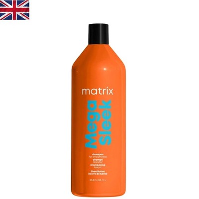 MATRIX Mega Sleek Smoothing Shampoo mit Sheabutter für Frizz Control 1000ml
