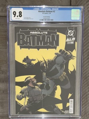 ABSOLUTE BATMAN #2  CGC 9.8 DC Comics 2025 SEVENTH PRINT DRAGOTTA     