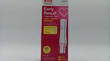 CVS EARLY RESULT PREGNANCY TEST 2 TEST STICKS EXPIRES 2027-05-31