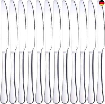 91 (23.2cm) 12 Stück Steakmesser Besteck Messer Küche pizzamesser messer bestec