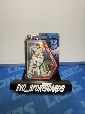 2025 Bowman Draft Tyler Bremner In Action Die-Cut Insert #BIA-12 | Angels