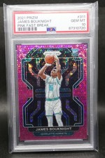 2021-22 NBA Prizm James Bouknight #311 Rookie Fast Break Pink /50 Hornets PSA 10